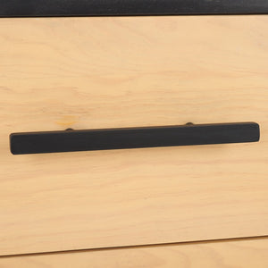 Safavieh Abbianna Black Marble Top Nightstand Natural / Black SFV5537A