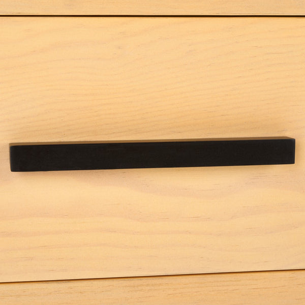 Safavieh Lauryn Wood Oval Dresser Natural / Black SFV5539A