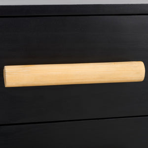 Safavieh Peterson Wood Dresser Black / Natural SFV5541A