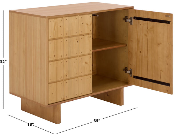 Safavieh Novelli Wood Chest - Timeless Elegance And Ample Storage For A Stylish Home Organization Solution Natural Wood Sfv5555b