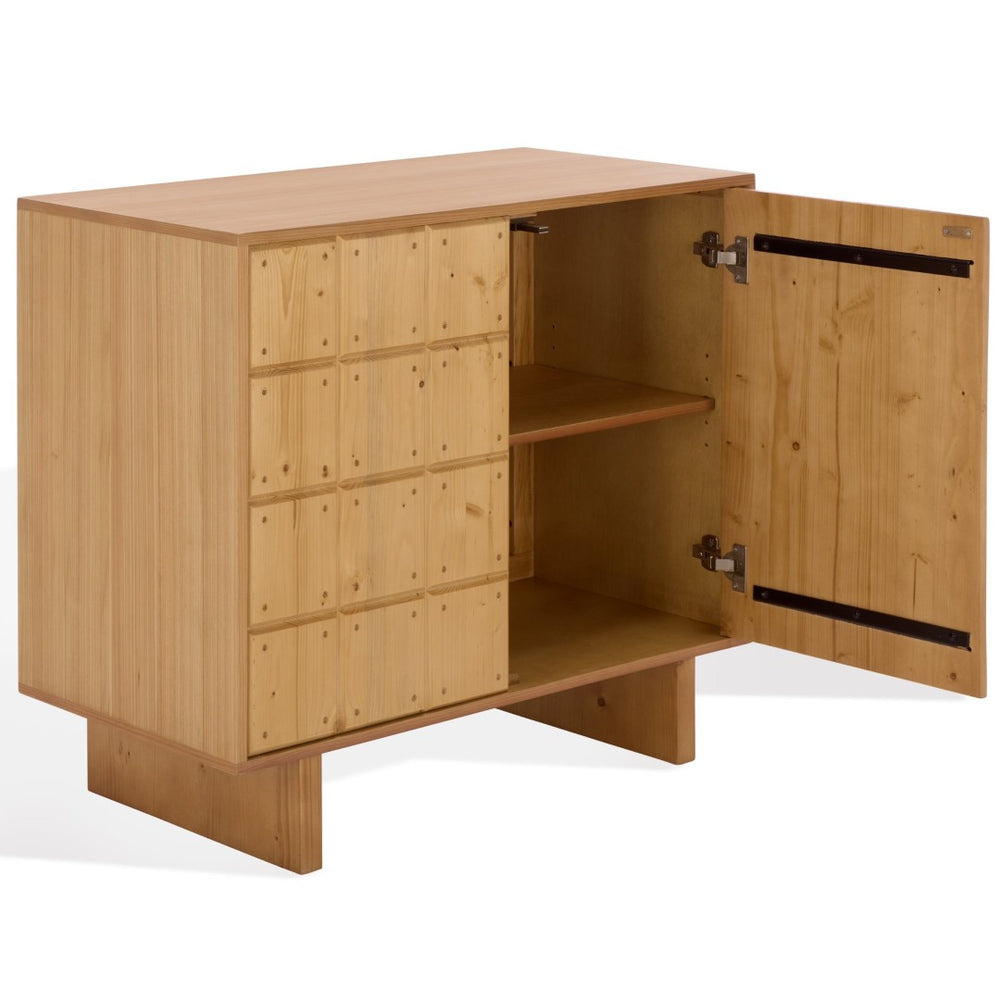 Safavieh NOVELLI Wood Chest - Elegant Storage Solution with Timeless Design for Modern Home Aesthetics Natural SFV5555B