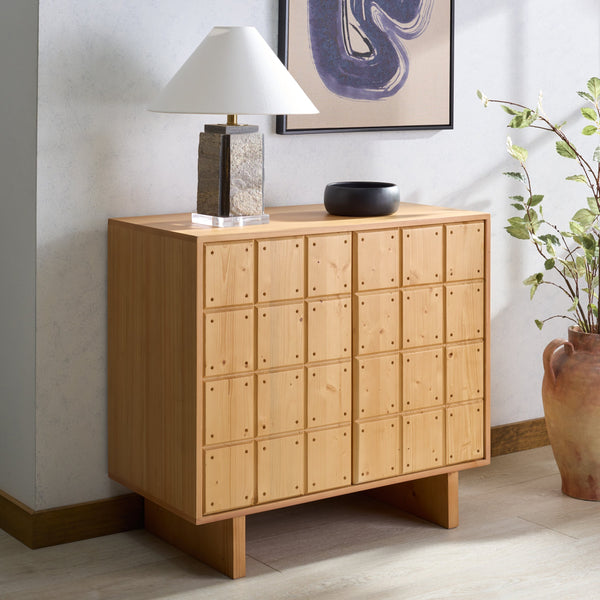 Safavieh Novelli Wood Chest - Timeless Elegance And Ample Storage For A Stylish Home Organization Solution Natural Wood Sfv5555b