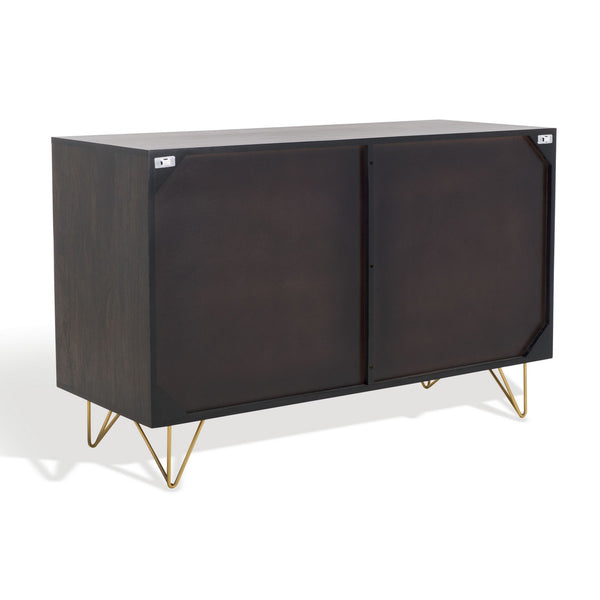 Safavieh Marigold 6 Drawer Dresser Black / Gold SFV5710B