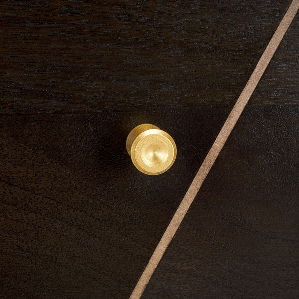 Safavieh Marigold 6 Drawer Dresser Black / Gold SFV5710B