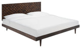 Safavieh Zinnia Platform Bed Walnut SFV5716A-Q-3BX