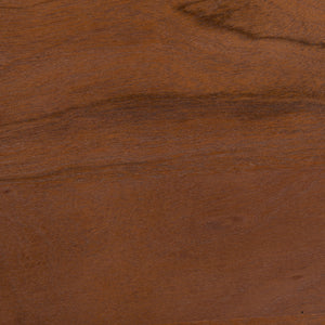 Safavieh Morticia Round Wood Coffee Table Light Brown Wood / Iron