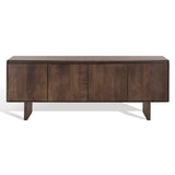 Safavieh Rinaldi 4 Door Wood Sideboard Dark Walnut Wood SFV5746A