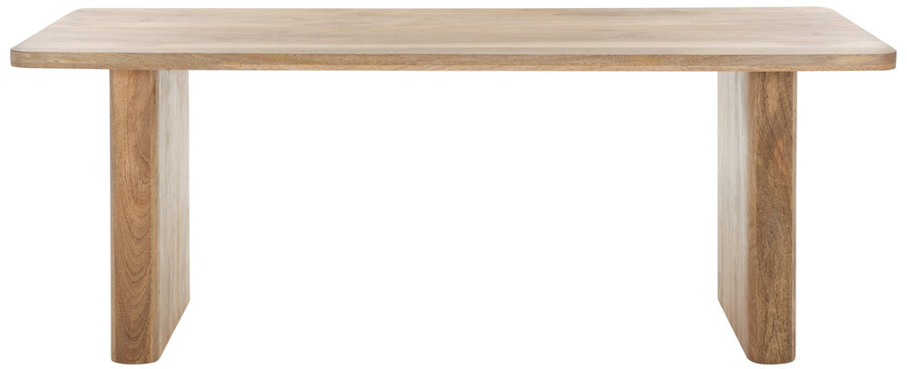 Safavieh Hewlett Wood 80" Dining Table Natural Wood SFV5749A