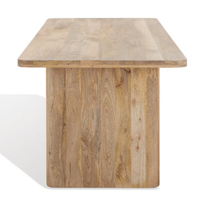 Safavieh Hewlett Wood 80" Dining Table Natural Wood SFV5749A