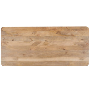 Safavieh Hewlett Wood 80" Dining Table Natural Wood SFV5749A