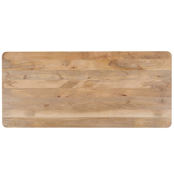 Safavieh Hewlett Wood 80" Dining Table Natural Wood SFV5749A