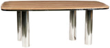 Safavieh Osborn Metal Dining Table Natural / Silver SFV5755A