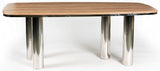 Safavieh Osborn Metal Dining Table Natural / Silver SFV5755A