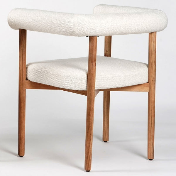 Safavieh Carrigan Upholstered Dining Chair White / Natural SFV5756A
