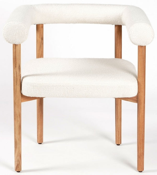 Safavieh Carrigan Upholstered Dining Chair White / Natural SFV5756A