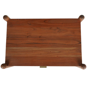 Safavieh Shanti 1 Drawer Wood Nightstand Natural / Black SFV5763A