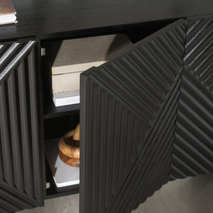 Safavieh Hewitt Wood Sideboard Black SFV5765A