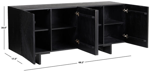 Safavieh Hewitt Wood Sideboard Black SFV5765A