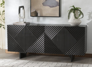 Safavieh Hewitt Wood Sideboard Black SFV5765A