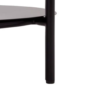 Macklyn Oval Marble Top Console Table With Slim Metal Base, Space-Saving Entryway Accent, 47.2"