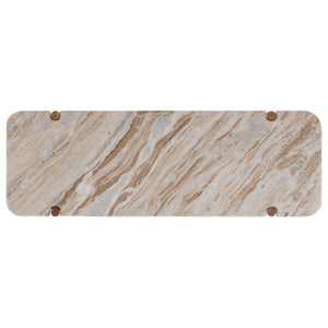 Safavieh Feliciabeth Marble Top Wood Console Table for Entryway Hallway or Living Room SFV5773A