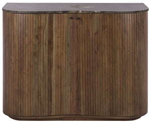 Jamilah Marble Top Chest With Polished Natural Marble And Durable Wood—Elegant Storage For Entryways