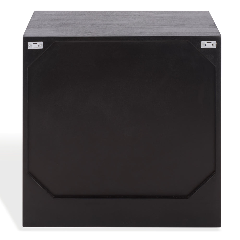 Halcyon Modern Nightstand With Natural Stone Top And Matte Metal Base — Spacious Drawer Storage