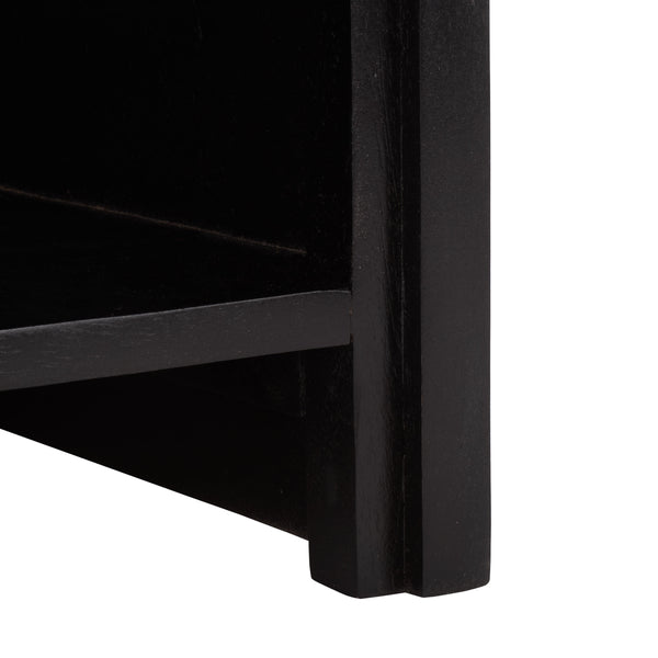 Halcyon Modern Nightstand With Natural Stone Top And Matte Metal Base — Spacious Drawer Storage