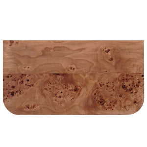 Celestanno Modern Veneer Bar Cabinet With Unique Natural Grain, Metal Accents, Compact Storage Focal Point