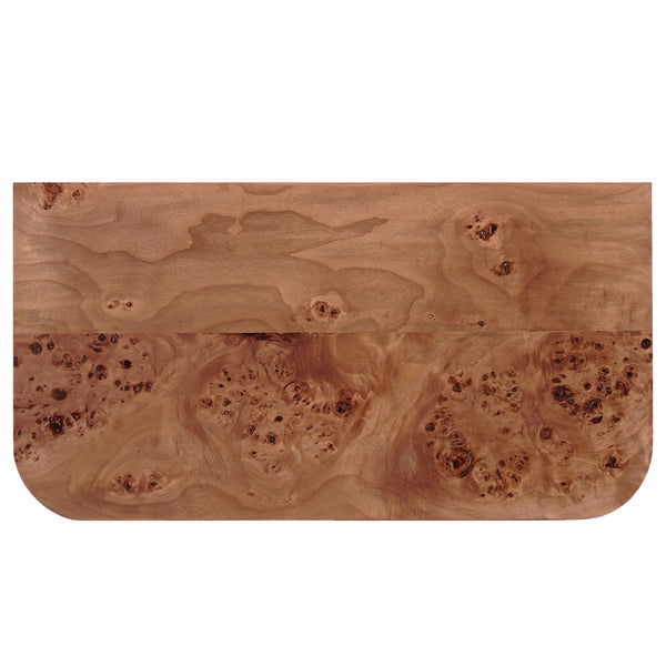 Celestanno Modern Veneer Bar Cabinet With Unique Natural Grain, Metal Accents, Compact Storage Focal Point