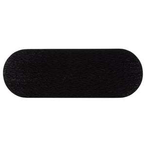 Safavieh Petraclara Wood Console Table - Elegant Black Finish For Stylish Entryway & Living Room Decor Black Wood Sfv5791a