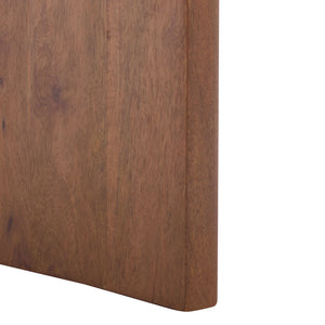 Finley Solid-Wood 2-Drawer Desk With Generous Work Surface, Smooth-Glide Storage & Timeless Grain Finish