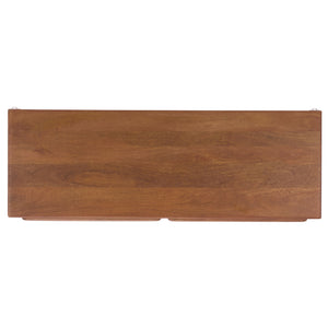 Finley Solid-Wood 2-Drawer Desk With Generous Work Surface, Smooth-Glide Storage & Timeless Grain Finish