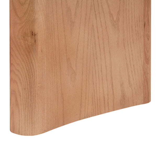Safavieh Gialana Oval Wood Writing Desk with Two Drawers Natural Finish Home Office SFV5796A