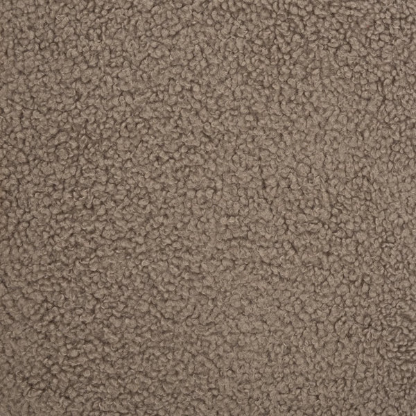 Safavieh Tessabella Teddy Fabric Ottoman – Stylish & Cozy Home Accent With Soft Cushion For Ultimate Comfort Dark Brown Wood ,Fabric ,Foam Sfv5799c