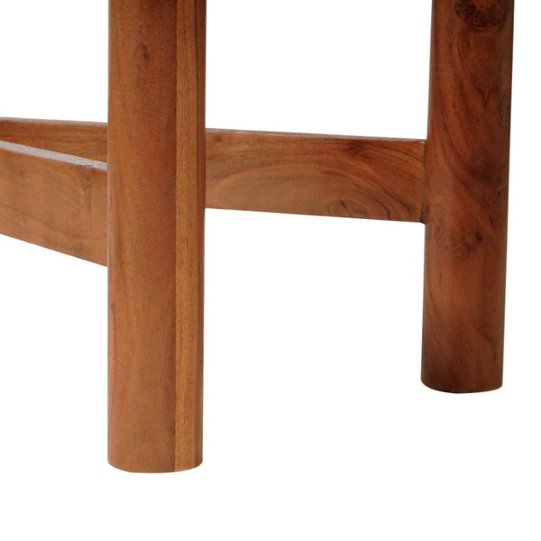 Safavieh Kaylina Handcrafted Tile Inlay Console Table Walnut Wood Entryway Artisan Accent SFV5802B