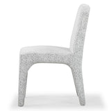 Safavieh Maricelle Boucle Dining Chair White / Black SFV6102B-SET2