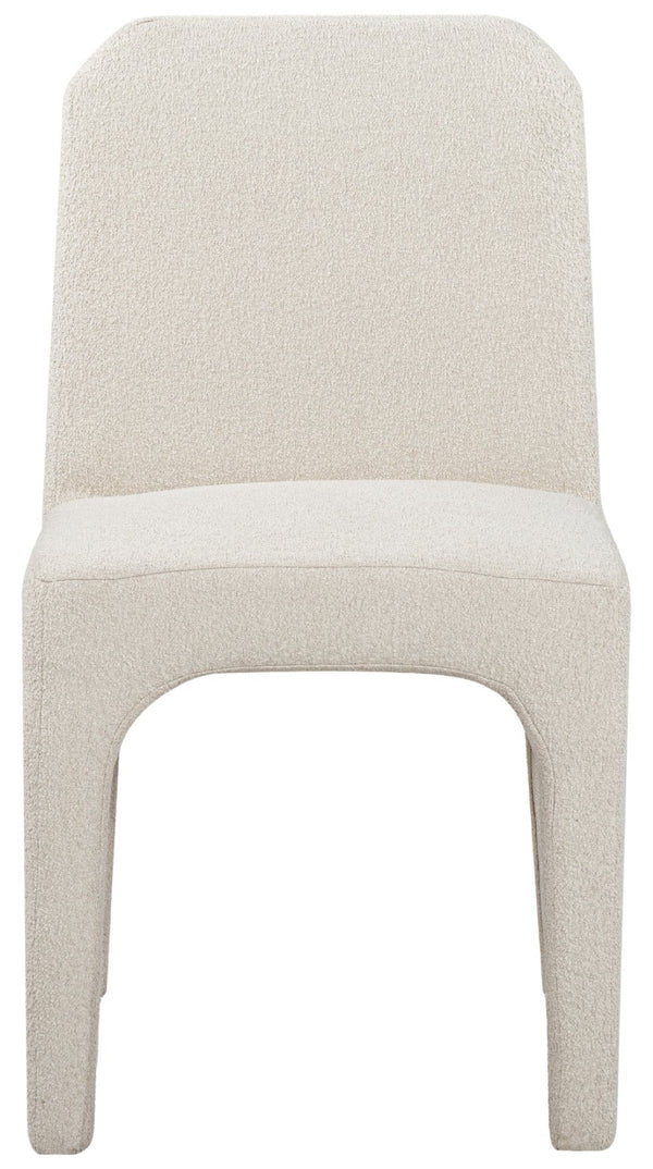Safavieh MARICELLE Boucle Dining Chair – Luxurious Comfort and Contemporary Style for Modern Interiors Tan SFV6102C-SET2