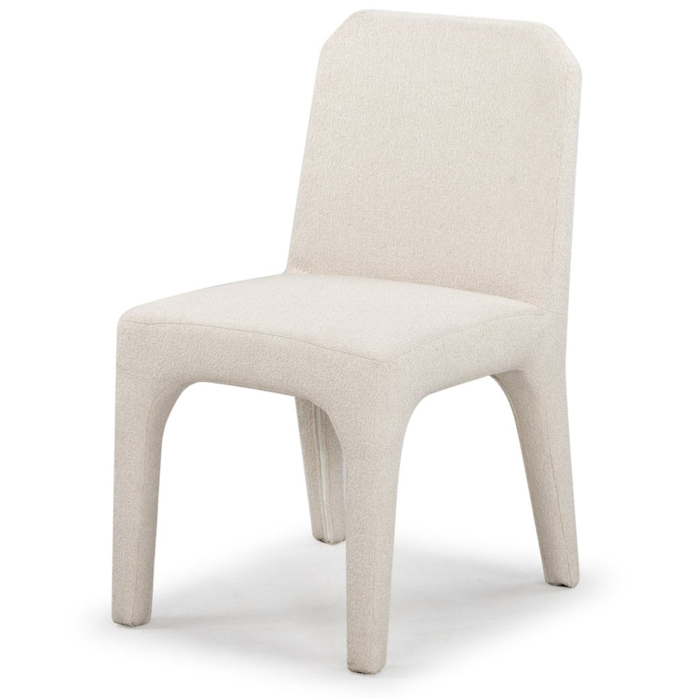 Safavieh MARICELLE Boucle Dining Chair – Luxurious Comfort and Contemporary Style for Modern Interiors Tan SFV6102C-SET2