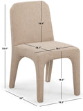 Safavieh Maricelle Boucle Dining Chair Light Brown SFV6102D-SET2