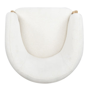 Safavieh Lauricella Barrel Back Dining Chair Ivory / Natural SFV6103A