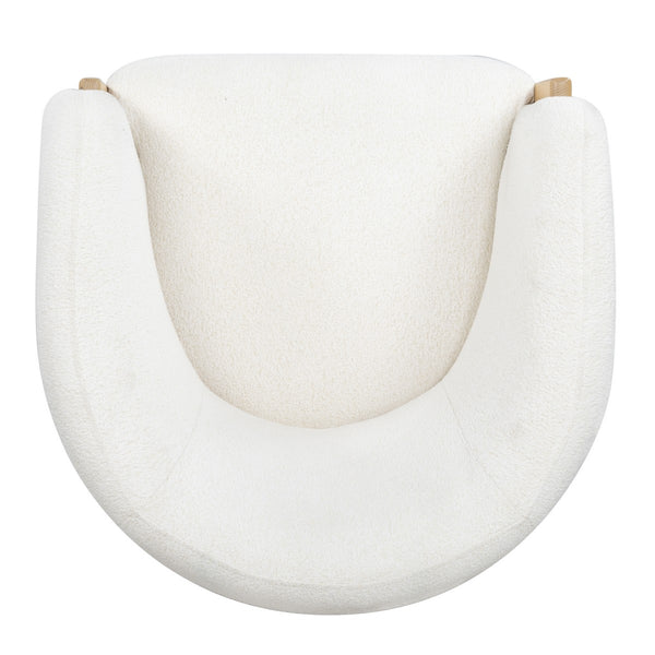 Safavieh Lauricella Barrel Back Dining Chair Ivory / Natural SFV6103A