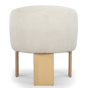 Safavieh Lauricella Barrel Back Dining Chair Tan / Natural SFV6103B