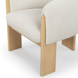 Safavieh Lauricella Barrel Back Dining Chair Tan / Natural SFV6103B