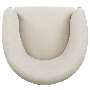 Safavieh Lauricella Barrel Back Dining Chair Tan / Natural SFV6103B