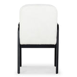 Safavieh Roslina Boucle Dining Chair Ivory / Black SFV6105A