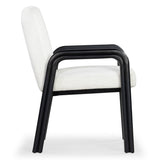 Safavieh Roslina Boucle Dining Chair Ivory / Black SFV6105A