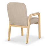 Safavieh Roslina Boucle Dining Chair Light Brown / Natural SFV6105B