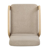 Safavieh Roslina Boucle Dining Chair Light Brown / Natural SFV6105B