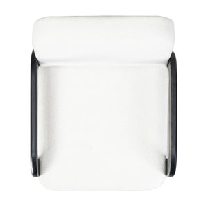 Safavieh Roslina Boucle Accent Chair Ivory / Black SFV6106A